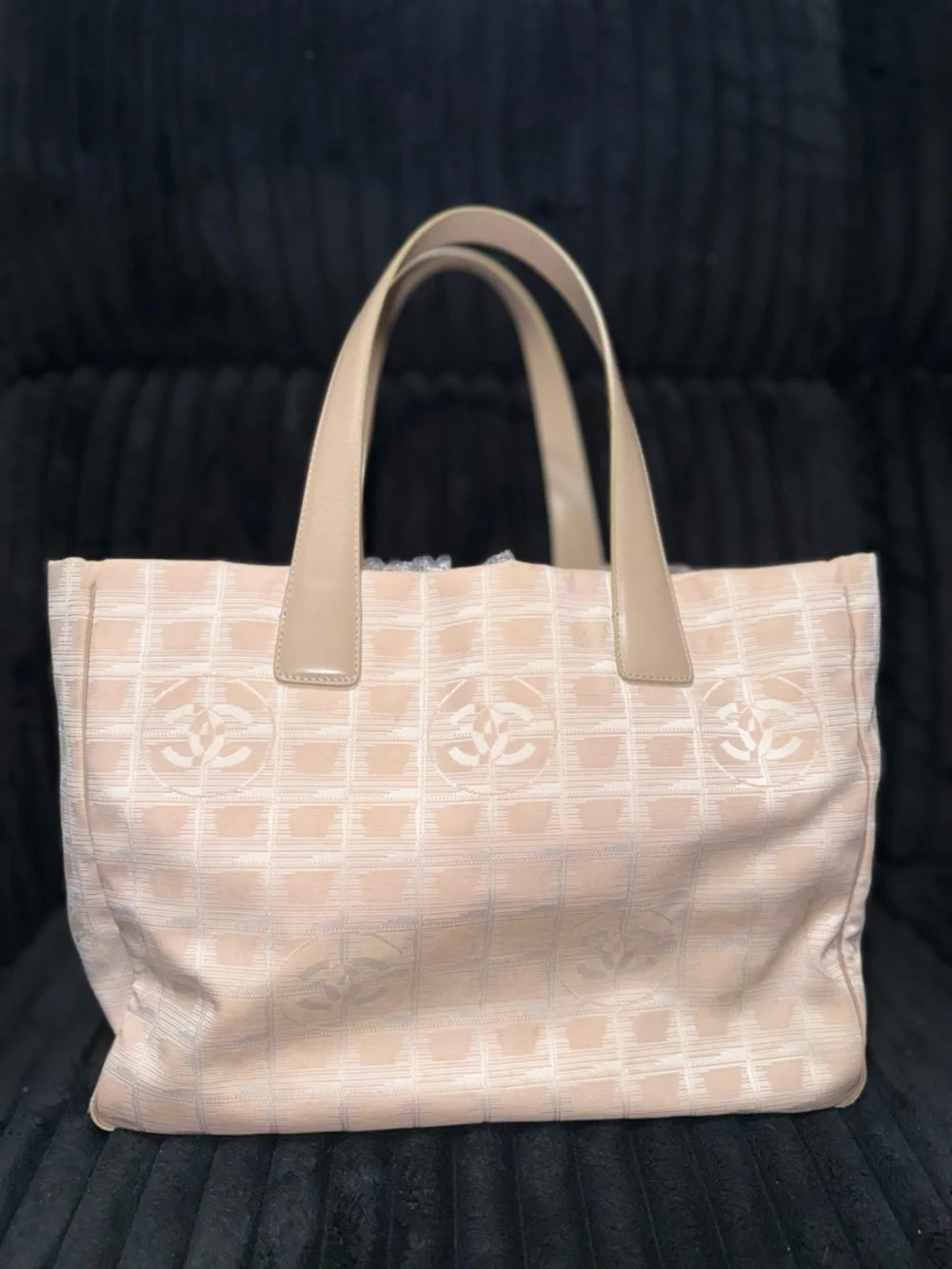 Chanel Beige Travel Tote Bag with COA - Picture 2 of 16